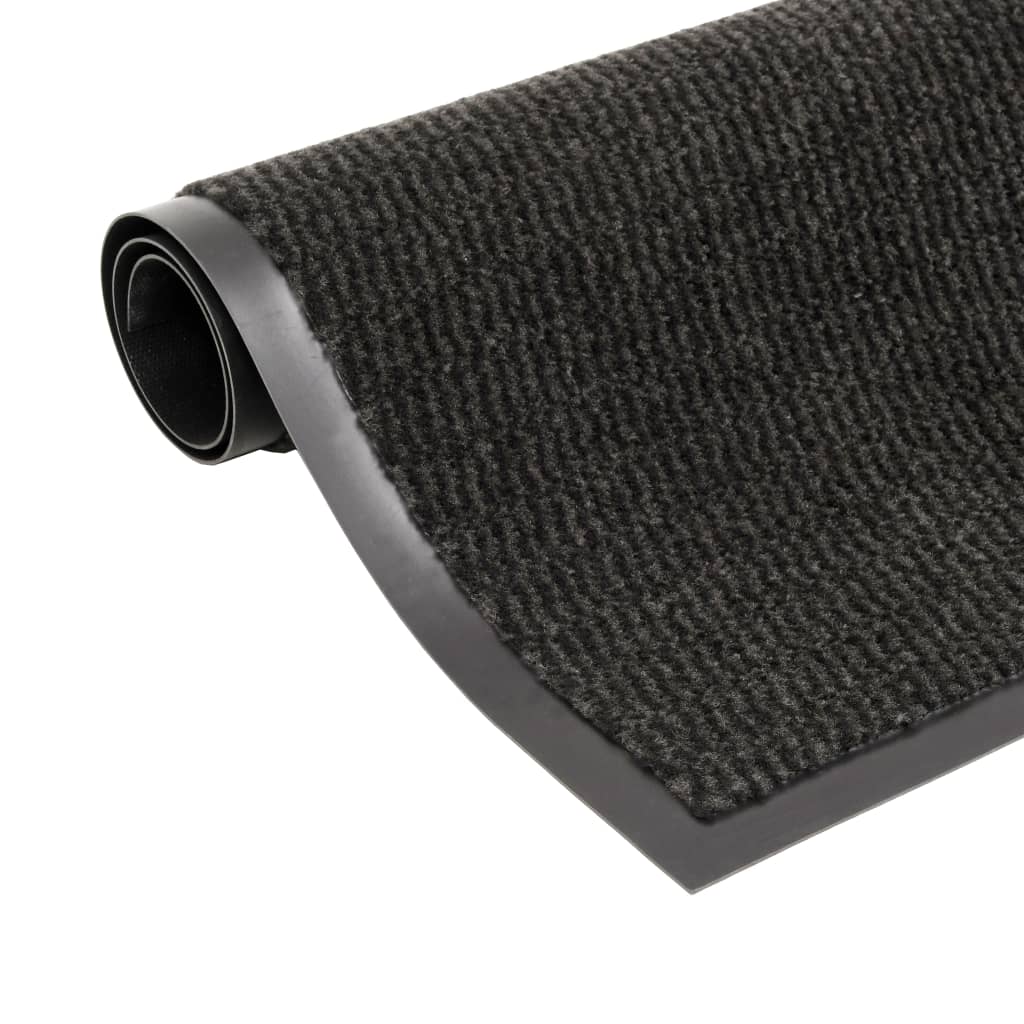 vidaXL Rectangular Tufted Doormat 40x60 cm Anthracite