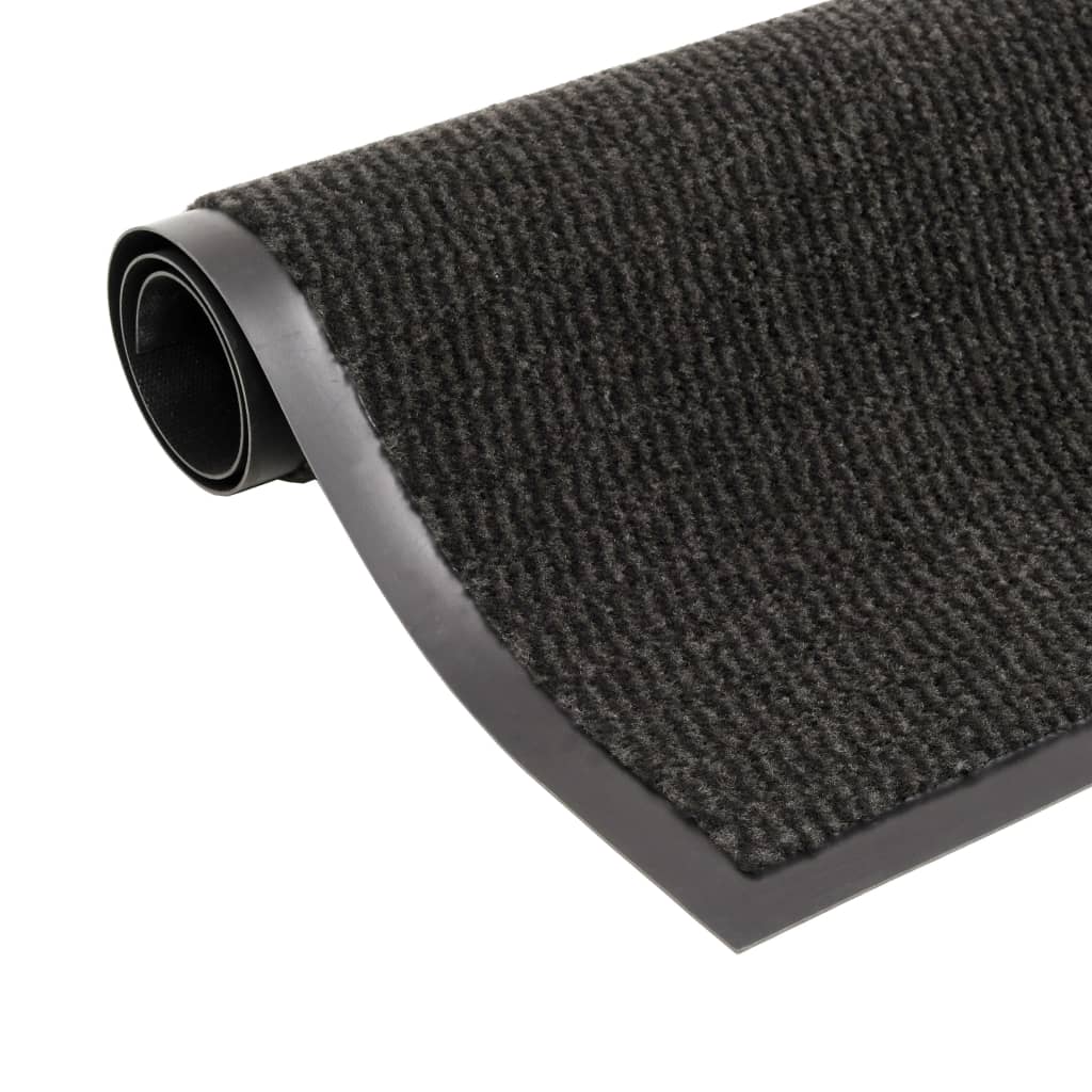 vidaXL Rectangular Tufted Doormat 40x60 cm Anthracite