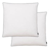 vidaXL Pillows 2 pcs feather filling 80x80 cm white