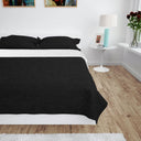 vidaXL Reversible Quilted Bedspread 170x210 cm Cream and Brown
