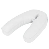 vidaXL J-shaped Pregnancy Pillow 54x(36-43) cm White
