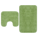 vidaXL Ensemble de tapis de bain en tissu antraciet 2 pièces