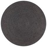 vidaXL Handmade Round Rug 90 cm Jute Grey