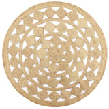 vidaXL Rug handmade 90 cm braided jute