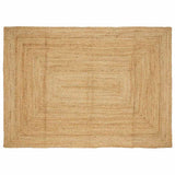 vidaXL Vloerkleed handgemaakt 80x160 cm jute naturel