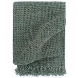 vidaXL Plaid 125x150 cm cotton anthracite and brown