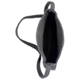 vidaXL Round Handmade Jute Shoulder Bag Dark Grey