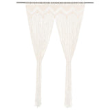 vidaXL Macrame Curtain 140x240 cm Cotton