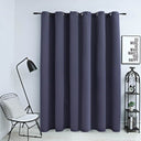 vidaXL Gordijn verduisterend avec anneaux métalliques 290x245 cm noir
