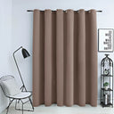 vidaXL Gordijn verduisterend avec anneaux métalliques 290x245 cm noir