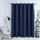 vidaXL Gordijn verduisterend avec anneaux métalliques 290x245 cm noir
