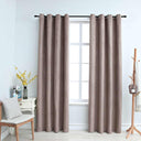 vidaXL Rideaux occultants à œillets 2 pcs 140x175 cm anthracite