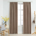 vidaXL Rideaux occultants avec crochets 2 pcs 140x175 cm anthracite