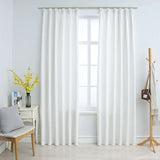 vidaXL Blackout Curtains with Hooks 2 pcs 140x175 cm anthracite