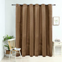 vidaXL Black Velvet Blackout Curtain with Rings 290x245 cm