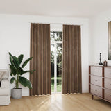 vidaXL Blackout Curtains 2 pcs with Hooks 140x175 cm Velvet Black