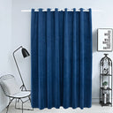 vidaXL Black Velvet Blackout Curtain with Rings 290x245 cm