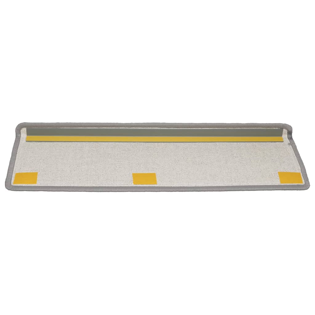 vidaXL Trapmatten 15 st 65x21x4 cm Antraciet Rechthoekige Rand