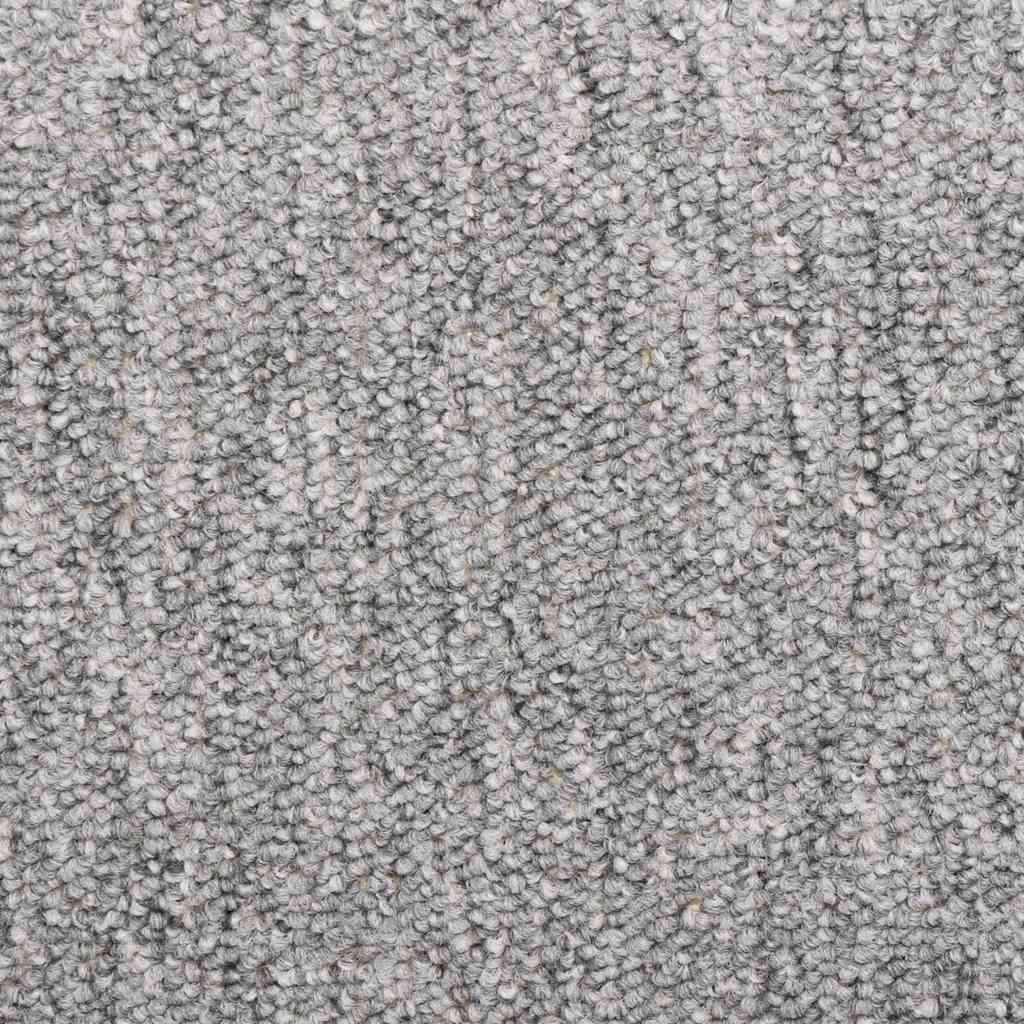 vidaXL Trapmatten 15 st 65x21x4 cm Antraciet Rechthoekige Rand