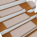 vidaXL Trapmatten 15 st 65x21x4 cm Antraciet Rechthoekige Rand