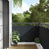 vidaXL Balkonscherm 75x300 cm oxford stof antraciet