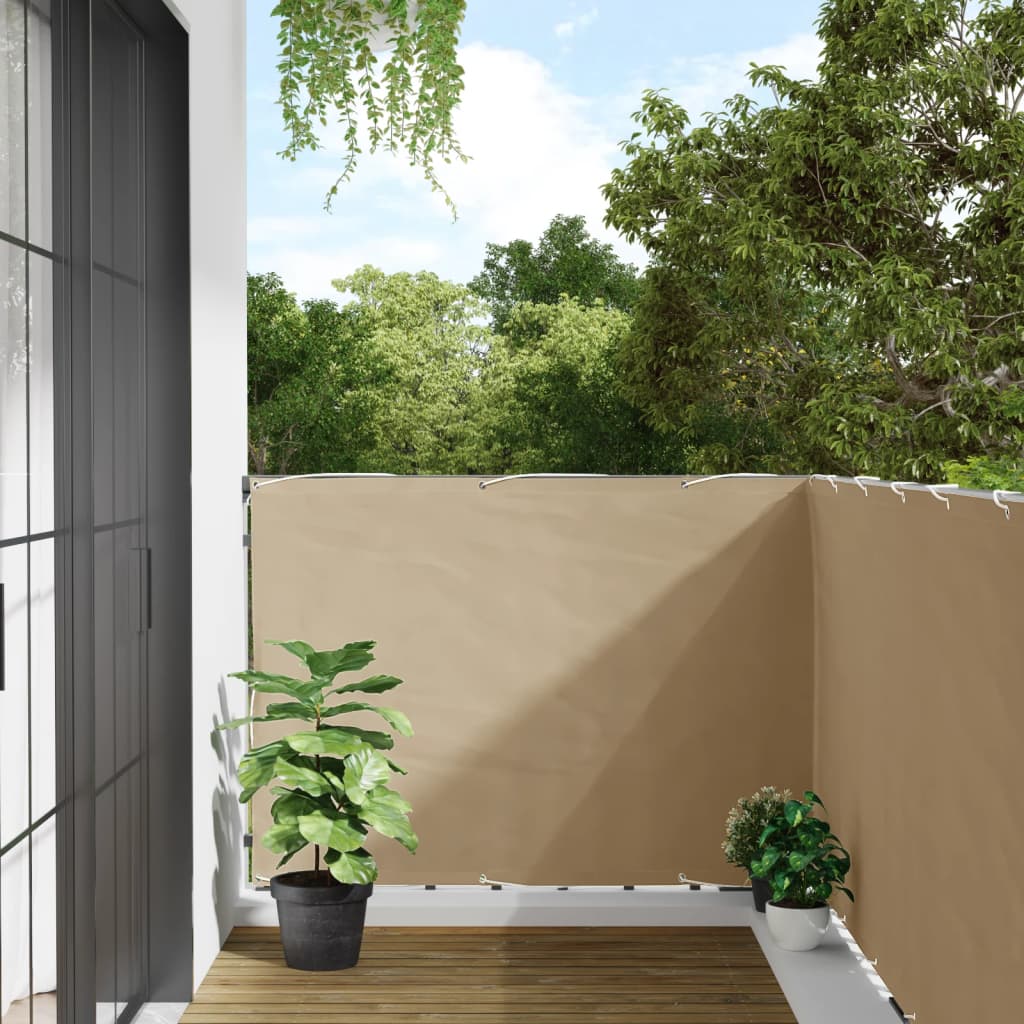 vidaXL Balkonscherm 75x300 cm oxford stof antraciet
