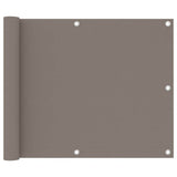 vidaXL Balkonscherm 75x300 cm oxford stof antraciet