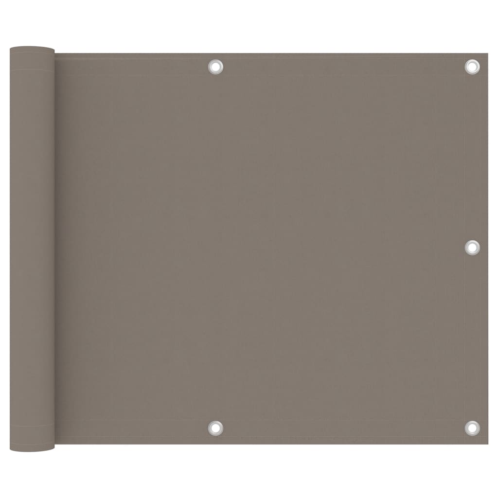 vidaXL Balkonscherm 75x300 cm oxford stof antraciet