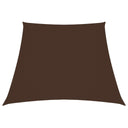 vidaXL Zonnezeil trapèze 2/4x3 m tissu oxford couleur antraciet