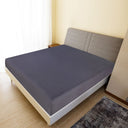 vidaXL Jersey Hoeslaken 90x200 cm katoen couleur antraciet