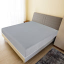 vidaXL Jersey Hoeslaken 90x200 cm katoen couleur antraciet