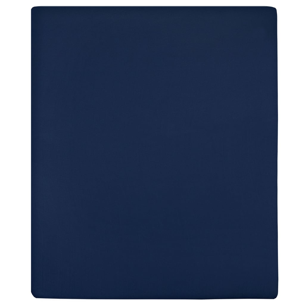 vidaXL Jersey Hoeslaken 90x200 cm katoen couleur antraciet