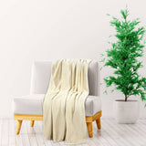 vidaXL Blanket 130x170 cm polyester cream