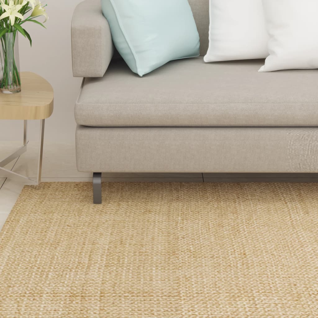 vidaXL Rug 66x100 cm Natural Sisal