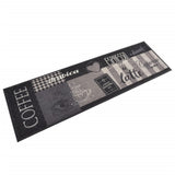 vidaXL Keukenmat wasbaar groenteprint 45x150 cm fluweel