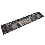 vidaXL Keukenmat wasbaar groenteprint 45x150 cm fluweel