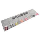 vidaXL Keukenmat wasbaar groenteprint 45x150 cm fluweel