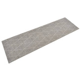 vidaXL Keukenmat wasbaar groenteprint 45x150 cm fluweel