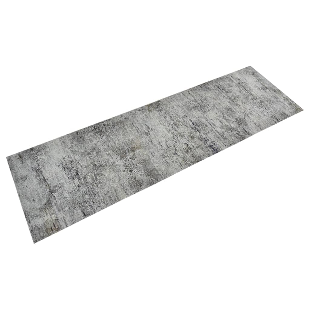 vidaXL Keukenmat wasbaar groenteprint 45x150 cm fluweel