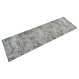 vidaXL Keukenmat wasbaar groenteprint 45x150 cm fluweel
