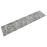 vidaXL Keukenmat wasbaar groenteprint 45x150 cm fluweel