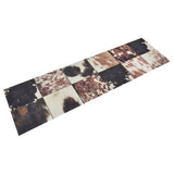 vidaXL Keukenmat wasbaar groenteprint 45x150 cm fluweel