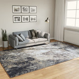 vidaXL Vloerkleed wasbaar anti-slip 80x150 cm meerkleurig
