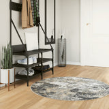 vidaXL Vloerkleed wasbaar anti-slip 80x150 cm meerkleurig