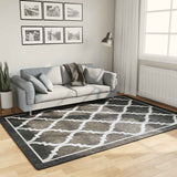 vidaXL Vloerkleed wasbaar anti-slip 80x150 cm meerkleurig