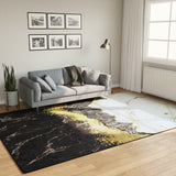 vidaXL Vloerkleed wasbaar anti-slip 80x150 cm meerkleurig