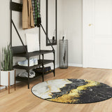 vidaXL Vloerkleed wasbaar anti-slip 80x150 cm meerkleurig