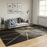 vidaXL Vloerkleed wasbaar anti-slip 80x150 cm meerkleurig