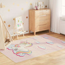 vidaXL Kids' Rug Football Pitch Washable Non-slip 160x230 cm Green