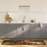 vidaXL Kitchen mat washable non-slip 60x180 cm multicolour